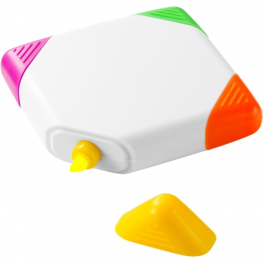 Logotrade corporate gift picture of: Trafalgar square-shaped 4-colour highlighter