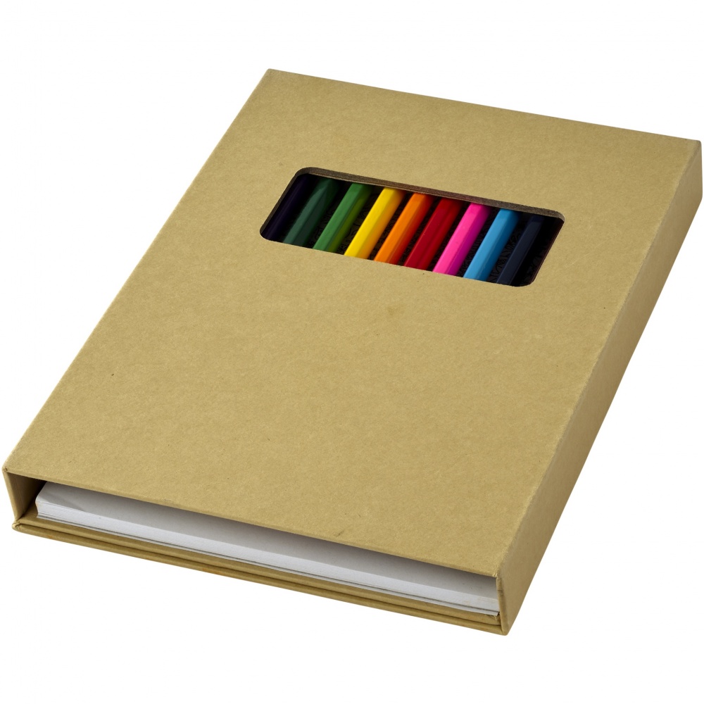 Logotrade advertising product image of: Pablo colouring set with drawing paper