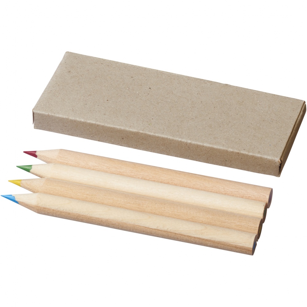 Logotrade corporate gifts photo of: Tullik 4-piece coloured pencil set