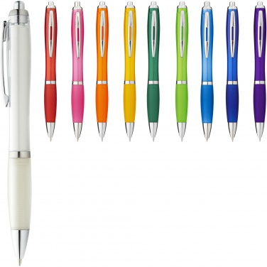 Logotrade promotional merchandise image of: Nash ballpoint pen coloured barrel and grip