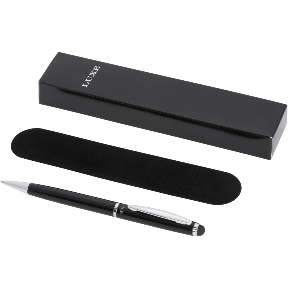 Logo trade promotional products image of: Lento stylus ballpoint pen