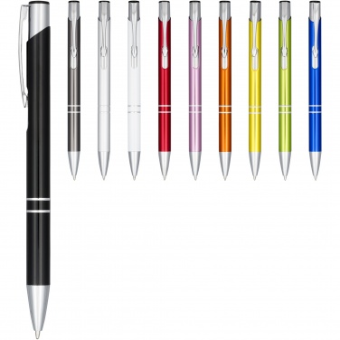 Logotrade advertising product picture of: Moneta anodized aluminium click ballpoint pen