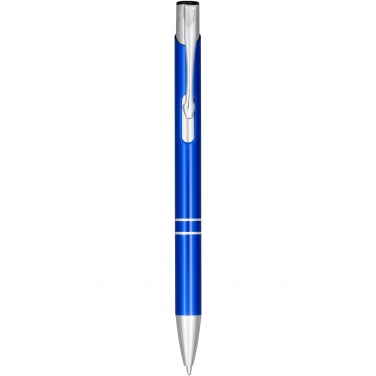 Logo trade promotional product photo of: Moneta anodized aluminium click ballpoint pen