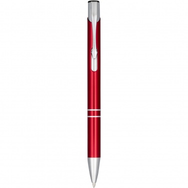 Logotrade promotional gift image of: Moneta anodized aluminium click ballpoint pen