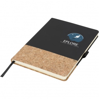 Logo trade promotional giveaway photo of: Evora A5 cork thermo PU notebook