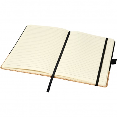 Logo trade promotional merchandise image of: Evora A5 cork thermo PU notebook