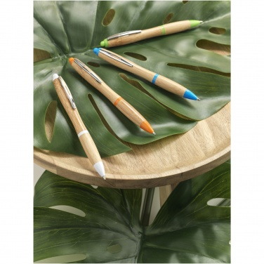Logotrade promotional product picture of: Nash bamboo ballpoint pen