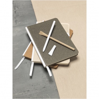 Logo trade promotional gifts picture of: Asilah recycled paper ballpoint pen