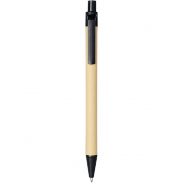 Logotrade promotional giveaways photo of: Berk recycled carton and corn plastic ballpoint pen