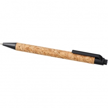 Logotrade promotional gift picture of: Midar cork and wheat straw ballpoint pen