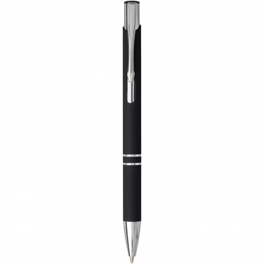 Logo trade promotional gifts picture of: Moneta soft touch ballpoint pen