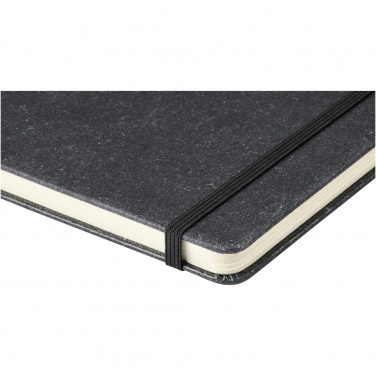 Logo trade advertising products image of: Atlana leather pieces notebook