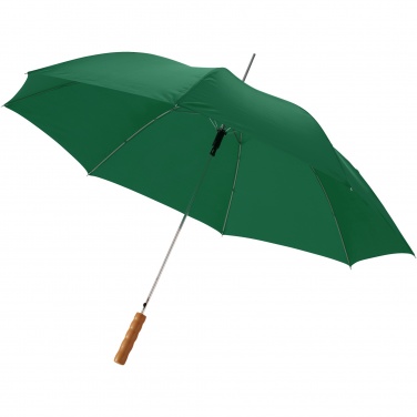 Logo trade promotional merchandise picture of: Lisa 23" auto open umbrella with wooden handle