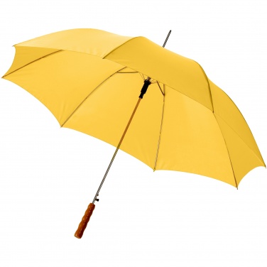 Logo trade promotional gifts image of: Lisa 23" auto open umbrella with wooden handle