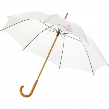 Logo trade promotional gifts image of: Jova 23" umbrella with wooden shaft and handle