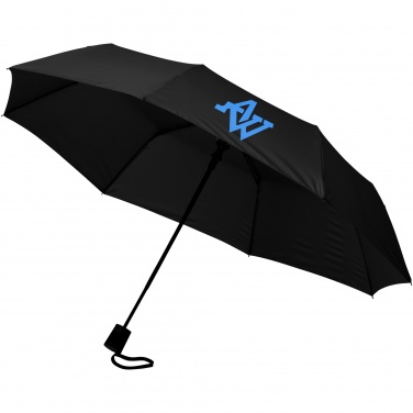 Logo trade promotional merchandise image of: Wali 21" foldable auto open umbrella