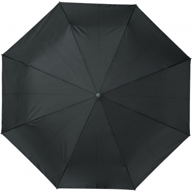 Logo trade promotional giveaways image of: Bo 21" foldable auto open/close recycled PET umbrella