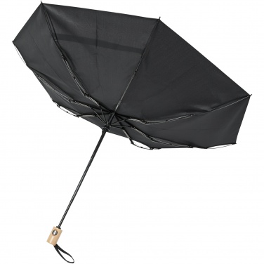 Logo trade promotional products image of: Bo 21" foldable auto open/close recycled PET umbrella