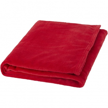 Logo trade promotional items picture of: Bay extra soft coral fleece plaid blanket