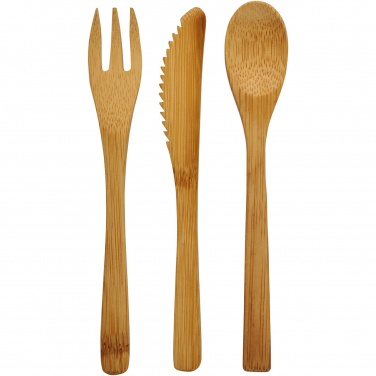 Logotrade corporate gift image of: Celuk bamboo cutlery set