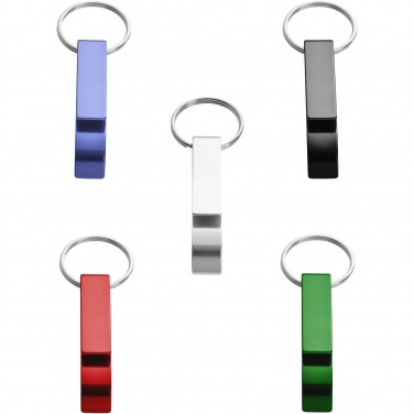Logo trade promotional gifts image of: Tao bottle and can opener keychain