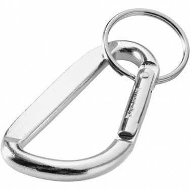 Logo trade promotional giveaway photo of: Timor carabiner keychain