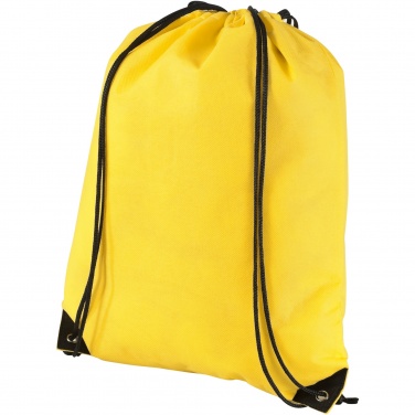 Logo trade corporate gifts image of: Evergreen non-woven drawstring bag 5L