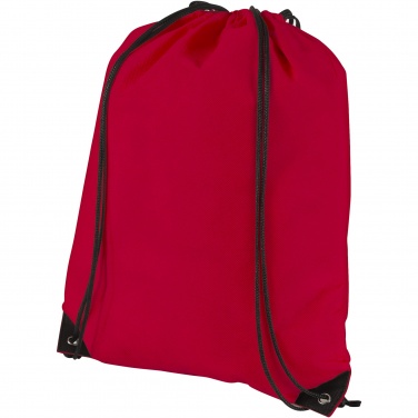 Logo trade promotional merchandise image of: Evergreen non-woven drawstring bag 5L