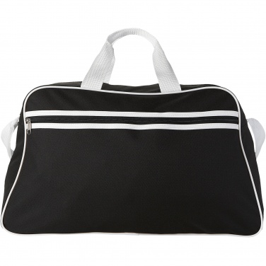 Logotrade promotional item image of: San Jose 2-stripe sports duffel bag 30L