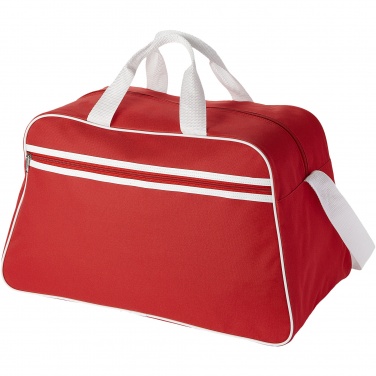 Logotrade promotional item image of: San Jose 2-stripe sports duffel bag 30L