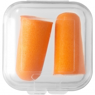 Logo trade advertising products picture of: Serenity earplugs with travel case
