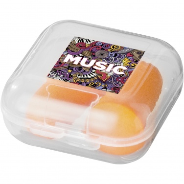 Logo trade advertising products image of: Serenity earplugs with travel case