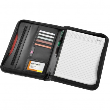 Logo trade promotional gift photo of: Ebony A4 zippered portfolio