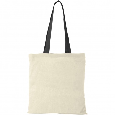 Logotrade advertising product image of: Nevada 100 g/m² cotton tote bag coloured handles 7L