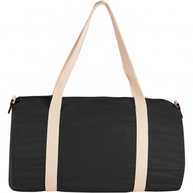 Logo trade promotional gifts image of: Cochichuate cotton barrel duffel bag 25L