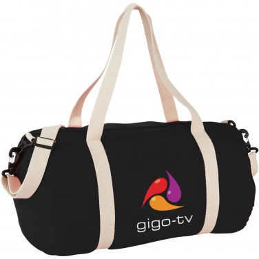 Logotrade promotional gift image of: Cochichuate cotton barrel duffel bag 25L