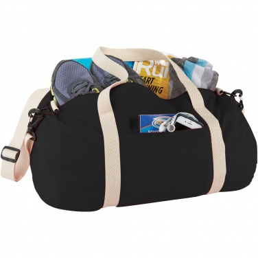 Logo trade corporate gift photo of: Cochichuate cotton barrel duffel bag 25L