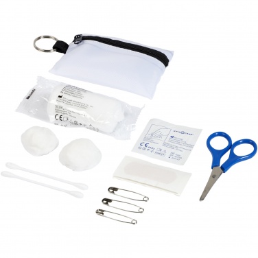 Logo trade promotional giveaways image of: Valdemar 16-piece first aid keyring pouch