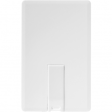 Logo trade advertising products image of: Slim card-shaped 2GB USB flash drive