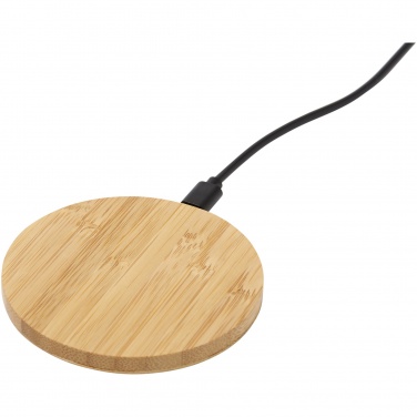 Logotrade advertising product image of: Essence 5W bamboo wireless charging pad