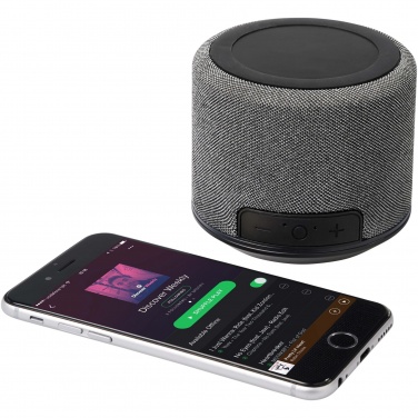 Logotrade promotional gift picture of: Fiber 3W wireless charging Bluetooth® speaker