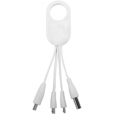 Logo trade promotional items picture of: Troup 4-in-1 charging cable with type-C tip