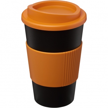 Logo trade promotional giveaway photo of: Americano® 350 ml insulated tumbler with grip