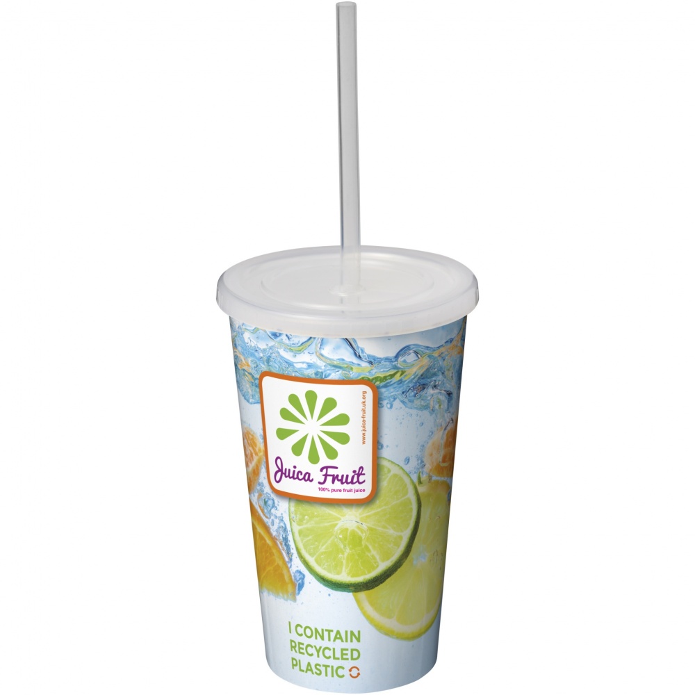 Logotrade promotional giveaway picture of: Brite-Americano® 350 ml double-walled stadium cup