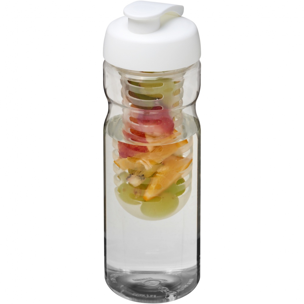 Logo trade corporate gift photo of: H2O Active® Base 650 ml flip lid sport bottle & infuser