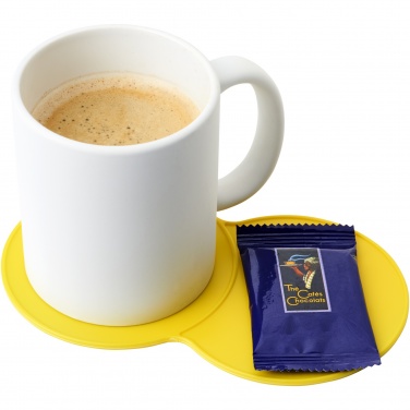 Logo trade promotional merchandise photo of: Sidekick plastic coaster