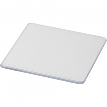 Logo trade business gifts image of: Renzo square plastic coaster