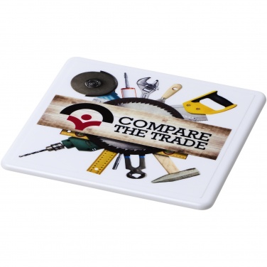 Logotrade promotional merchandise image of: Renzo square plastic coaster