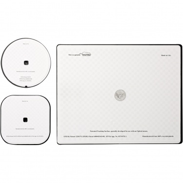 Logo trade promotional merchandise photo of: Brite-Mat® mouse mat and coaster set combo 1