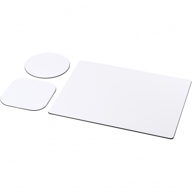 Logotrade promotional giveaway image of: Brite-Mat® mouse mat and coaster set combo 1